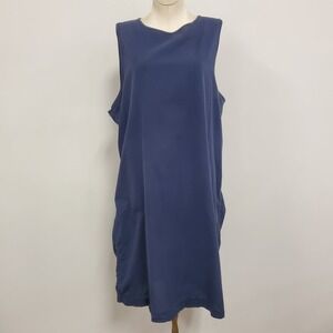 Uzi Convertible Lagenlook Dress One Size Scandi Chic Lagom Minimalist Cotton USA